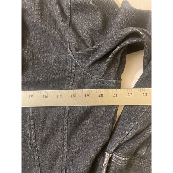 Coldwater Creek Women's Size Petite Large 14-16 Stretch Denim Jacket Blue - Picture 6 of 8
